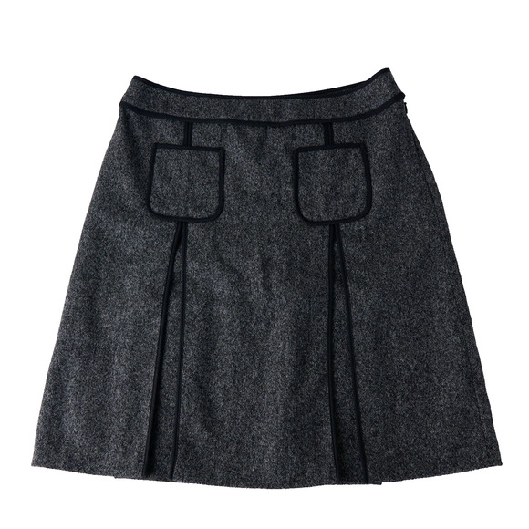 Cerruti 1881 A-Line Skirt Womens 10 Wool Academia Minimalist Office Siren Y2K - Picture 1 of 7